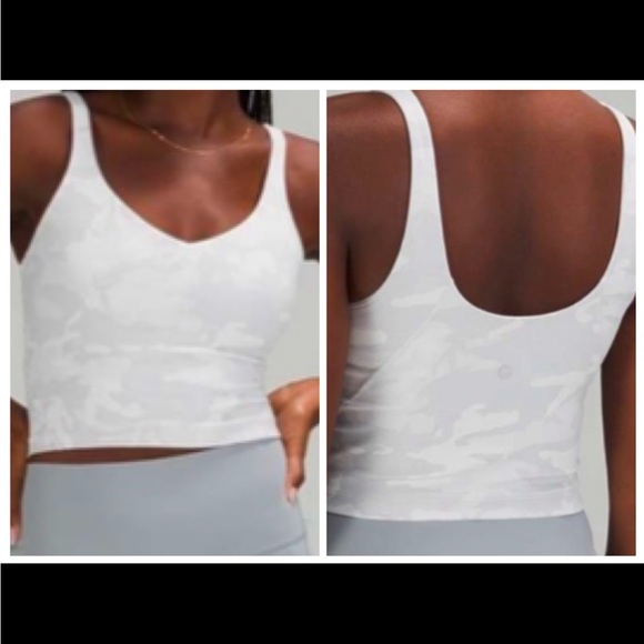 Lululemon Align Tank Incognito Camo Alpine White Multi *Nulu size: 6 in EUC. - Picture 1 of 13